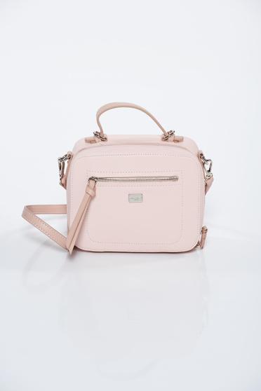 Rózsaszínű táska casual