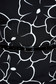 Fekete PrettyGirl irodai ceruza ruha finom tapintású anyag virágmintás díszítéssel 5 - StarShinerS.hu