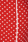 Piros Ocassion casual ceruza ruha rugalmas pamut szivacsos mellrész 4 - StarShinerS.hu
