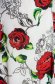 Szürke casual harang ruha vékony anyag virágmintás díszítéssel belső béléssel 4 - StarShinerS.hu