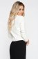 Fehér casual dzseki műbőr belső béléssel zsebes 2 - StarShinerS.hu