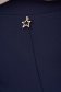 Sötétkék hosszú magas derekú kónikus nadrág enyhén rugalmas szövetből - StarShinerS 6 - StarShinerS.hu