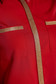 Piros egyenes casual ruha enyhén rugalmas anyag csillogó kiegészítők 4 - StarShinerS.hu