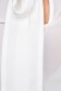 Fehér bő szabású női blúz muszlinból kendő jellegű gallérral - StarShinerS 6 - StarShinerS.hu
