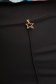 Fekete irodai StarShinerS magas derekú kónikus nadrág enyhén rugalmas anyagból 6 - StarShinerS.hu