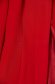 Piros irodai ballonkabát egyenes enyhén elasztikus szövet belső béléssel övvel ellátva 4 - StarShinerS.hu