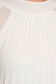 Bő szabású casual fehér SunShine ruha fátyol rakott belső béléssel fodrozott ujjakkal 4 - StarShinerS.hu