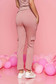 Rózsaszínű SunShine casual nadrág derékban rugalmas zsebes enyhén elasztikus pamut 6 - StarShinerS.hu