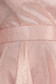 Rózsaszínű Ana Radu harang ruha nem rugalmas anyag fémes jelleg belső béléssel fodros 5 - StarShinerS.hu