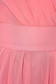 Rózsaszínű Ana Radu hosszú harang ruha fátyol belső béléssel övvel ellátva 4 - StarShinerS.hu