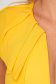 Sárga fodros ruha v-dekoltázzsal muszlinból 4 - StarShinerS.hu