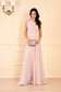 Krémszínű Ana Radu egy vállas luxus harang ruha muszlinból virágos díszekkel övvel ellátva 4 - StarShinerS.hu