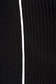 Fekete casual hétköznapi karcsusított szabású magas nyakú hosszú ceruza ruha kötött 5 - StarShinerS.hu