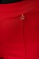 Piros hosszú magas derekú kónikus nadrág enyhén rugalmas szövetből - StarShinerS 6 - StarShinerS.hu