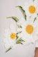 Fehér midi harang ruha rugalmas anyagból fodros ujjakkal és egyedi virágos hímzéssel - StarShinerS 5 - StarShinerS.hu