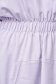 Lila fix kapucnis zsebes rövid casual ruha pamutból készült 5 - StarShinerS.hu
