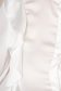 Fehér elegáns fodros bő szabású női ing szatén anyagból gumírozott derekú 4 - StarShinerS.hu