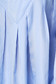 Kék hétköznapi rövid bő szabású ruha v-dekoltázzsal rugalmatlan pamutból 4 - StarShinerS.hu