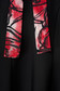 Piros elegáns midi a-vonalú ruha szövetből bővülő ujjakkal 3 - StarShinerS.hu