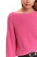 Pink bő szabású kötött casual pulóver 5 - StarShinerS.hu