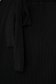 Fekete színű csíkozott anyagú kötött ruha övvel ellátva 3 - StarShinerS.hu