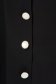 Fekete egy vállas galléros alkalmi harang ruha gomb kiegészítőkkel 5 - StarShinerS.hu