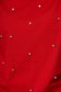 Pamutból készült bő szabású piros póló strassz köves díszítéssel 4 - StarShinerS.hu