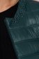 Egyenes szabású zsebes sötétzöld dzseki vízlepergető vékony anyagból gyöngy díszítéssel 4 - StarShinerS.hu