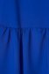 Kék, egyenes szabású fodros aljú muszlin ruha 3 - StarShinerS.hu