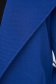 Kék egyenes szabású kabát vastag anyagból, eltávolítható övvel és bundabélessel ellátva 4 - StarShinerS.hu