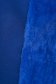 Kék egyenes szabású kabát vastag anyagból, eltávolítható övvel és bundabélessel ellátva 5 - StarShinerS.hu