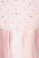 Világos rózsaszínű StarShinerS alkalmi asszimmetrikus harang ruha vastag anyagból strassz köves és gyöngy díszítéssel 4 - StarShinerS.hu