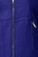 Cipzáros zsebekkel ellátott szűkített rövid kék dzseki műbőrből 4 - StarShinerS.hu
