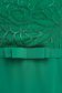 Zöld alkalmi StarShinerS harang ruha aszimetrikus merevitett anyagból csipke díszítéssel és eltávolítható övvel 4 - StarShinerS.hu