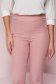 Púder rózsaszínű elegáns magas derekú kónikus nadrág szövetből 4 - StarShinerS.hu