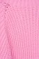 Pink bő szabású magas nyakú pulóver kötött vastag anyagból 4 - StarShinerS.hu