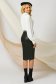 Fehér egyenes szabású irodai női blúz szatén anyagból csipke díszítéssel 2 - StarShinerS.hu