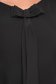 Fekete egyenes bő ujjú ruha rugalmas szövetből - StarShinerS 4 - StarShinerS.hu