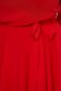 Piros harang alakú StarShinerS ruha gumirozott derékrésszel, muszlinból 5 - StarShinerS.hu