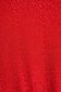 Piros kötött pulóver csillogó szálal fonott anyagból 5 - StarShinerS.hu