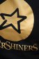 Fekete - StarShinerS póló pamutból készült írásos mintával rugalmas anyagból 4 - StarShinerS.hu