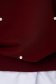 Burgundy bő szabású pamutból készült női blúz gyöngyökkel 5 - StarShinerS.hu