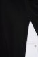 Fekete StarShinerS hosszú lycra oldalt felsliccelt póló kerekített dekoltázssal 5 - StarShinerS.hu