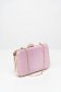 Világos rózsaszínű alkalmi táska fém lánccal ellátva strassz köves díszítéssel 2 - StarShinerS.hu