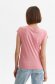 Pink casual bő szabású pamutból készült póló nyomtatott mintával 3 - StarShinerS.hu