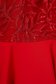 Alkalmi ruha piros StarShinerS harang szatén anyagból flitteres díszítéssel 5 - StarShinerS.hu