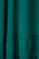 Sötétzöld harang alakú ruha gumirozott derékrésszel könnyed gyűrött anyagból 5 - StarShinerS.hu